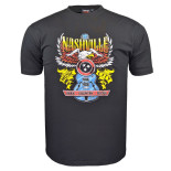 Nashville Print Tee Black