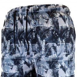SW104 Monochrome Print Swim Cargo Shorts