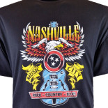 Nashville Print Tee Black