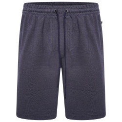 3317 Textured Interlock Shorts INDIGO