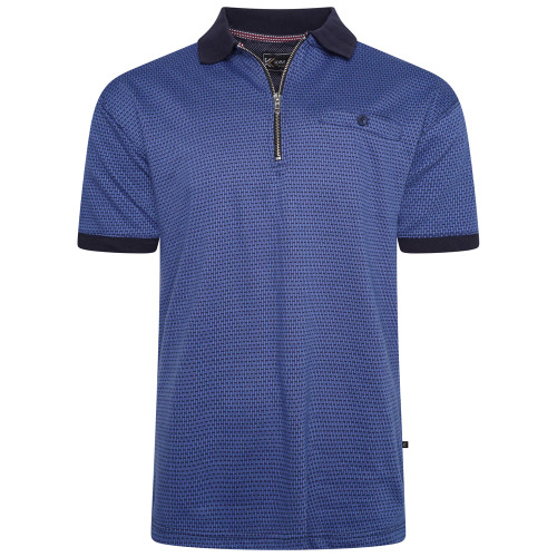 Dobby Weaved Polo VICTORIA BLUE