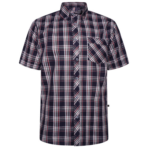 Check Shirt Navy Blue