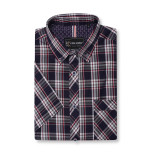 Check Shirt Navy Blue