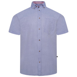 6340 Linen Mix Shirt BLUE