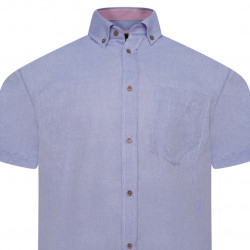 6340 Linen Mix Shirt BLUE