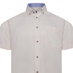 6340 Linen Mix Shirt Ecru