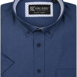 P020 Premium Oxford Shirt Navy Blue