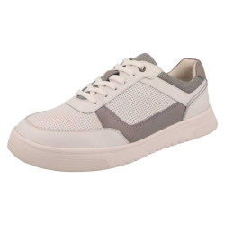 Db - Arlo Wide Fit  Life Style Shoes White/Grey