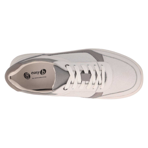 Db - Arlo Wide Fit  Life Style Shoes White/Grey