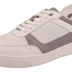 Db - Arlo Wide Fit  Life Style Shoes White/Grey