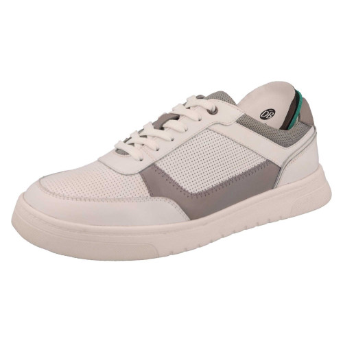 Db - Arlo Wide Fit  Life Style Shoes White/Grey