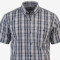 5078 Check Shirt 100% Cotton NAVY/TAUPE