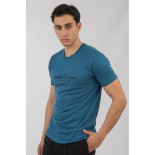 9016 Embossed T-Shirt OCEAN DEPTH