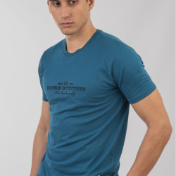 9016 Embossed T-Shirt OCEAN DEPTH