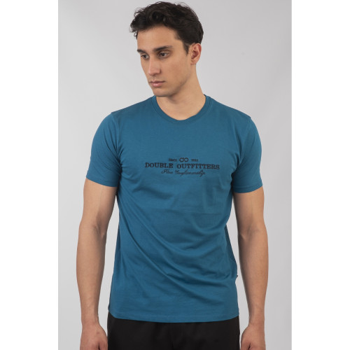 9016 Embossed T-Shirt OCEAN DEPTH