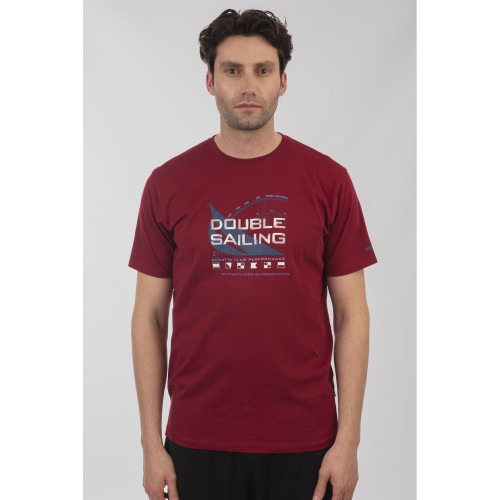 9049 Printed T.Shirt DEEP RED