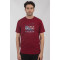 9049 Printed T.Shirt DEEP RED
