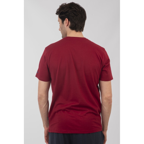 9049 Printed T.Shirt DEEP RED