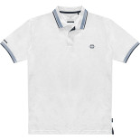 3077 Detailed Collar Polo Shirt WHITE 