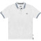 3077 Detailed Collar Polo Shirt WHITE 
