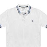 3077 Detailed Collar Polo Shirt WHITE 