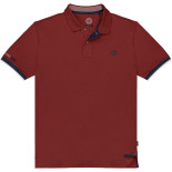 3078 Tipped Polo Shirt RED