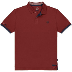 3078 Tipped Polo Shirt RED
