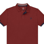 3078 Tipped Polo Shirt RED