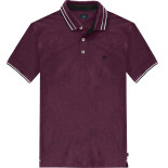 3035 Tipped Polo Shirt  RASPBERRY