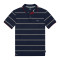 3088 Striped Polo Shirt NAVY TAUPE