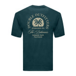 Front & Back Printed T.Shirt Dark Teal