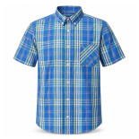 Checked Shirt Royal blue