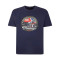 435 - Vintage Motorbike Tee Blue