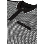 5518 Smart Mini Geo-Print Polo BLACK