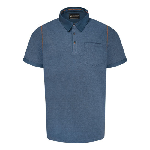 5521 Washed Indigo Polo Shirt