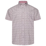 P056 Premium Geo Print Shirt FIG