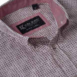 P056 Premium Geo Print Shirt FIG