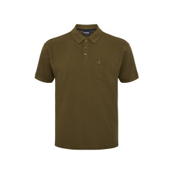 51116 NORTH Pique Polo Shirt Army Green