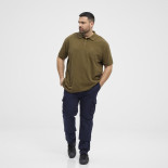 51116 NORTH Pique Polo Shirt Army Green