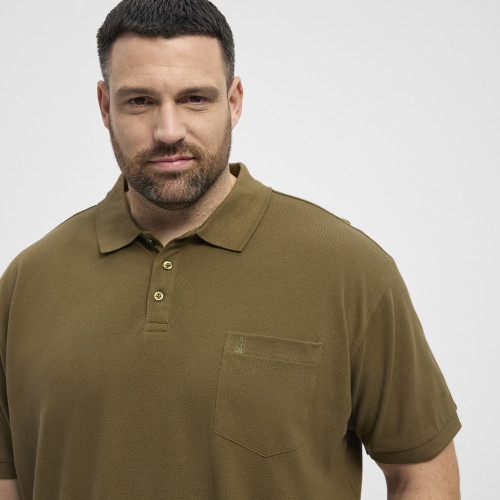 51116 NORTH Pique Polo Shirt Army Green