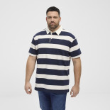 51315 NORTH Rugby Polo Navy/White