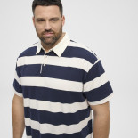 51315 NORTH Rugby Polo Navy/White