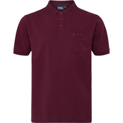 53011 North Pique Polo Shirt Bordeaux