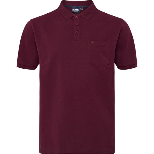 53011 North Pique Polo Shirt Bordeaux