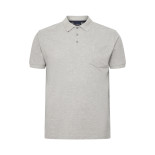 99011 NORTH Polo Shirt Grey Melange