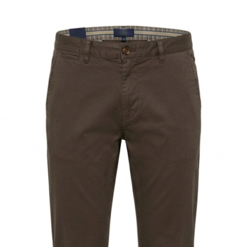 Redpoint Jasper Cotton Silk Chino Taupe