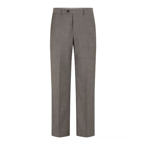 Wool Blend Suit Trousers