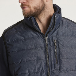 23135 Elasticated Side Body Warmer Navy