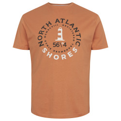 31144B North 56°4 printed t-shirt Burnt Orange