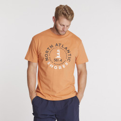 31144B North 56°4 printed t-shirt Burnt Orange